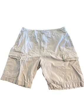 Nautica N-83 beige cargo shorts size 36